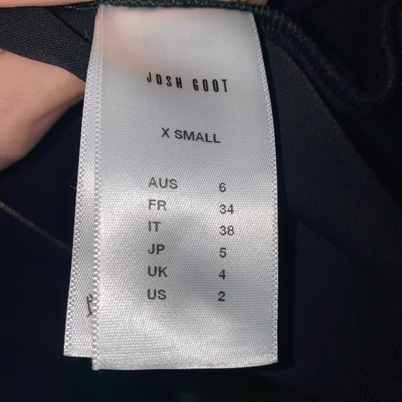 Designer Josh Goot Black Fitted Bodice Flair Skirt Dress - Picture 5 of 7